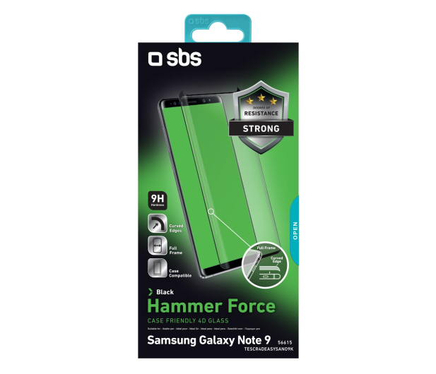 SBS LIK SZKLO do Samsung Galaxy Note 9 4D czarne # - 1439471 - zdjęcie 2